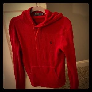 Beautiful red Polo sweatshirt
